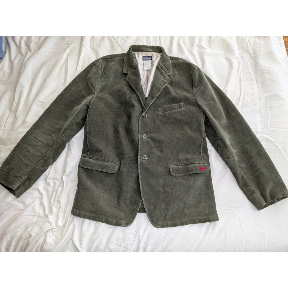 Patagonia Men Corduroy Blazer Jacket Fall Sz L